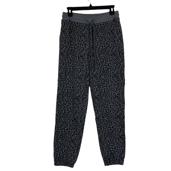 Rails jogger gray black mini cheetah kingston sweatpants - Picture 1 of 4